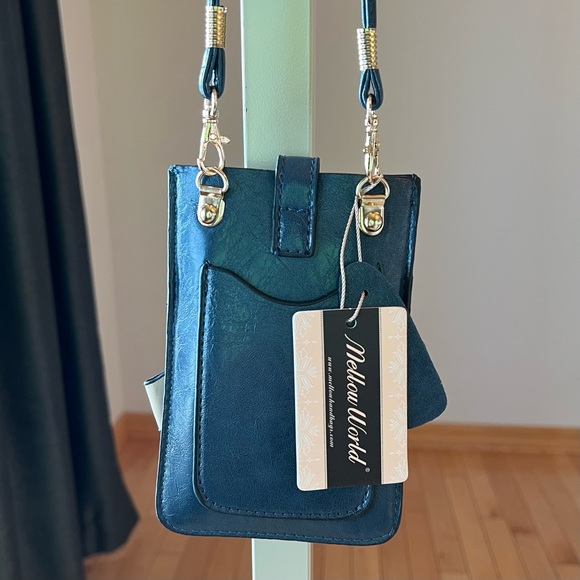 LAST CALL (going in the garbage). NEW small cell phone holder, vegan leather - Picture 2 of 4